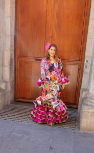 Colección Flamenca Estrella Sánchez Flamenca, traje de flamenca Granada